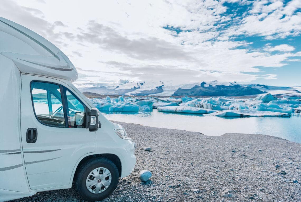 Ring Road in a Camper Van in Iceland