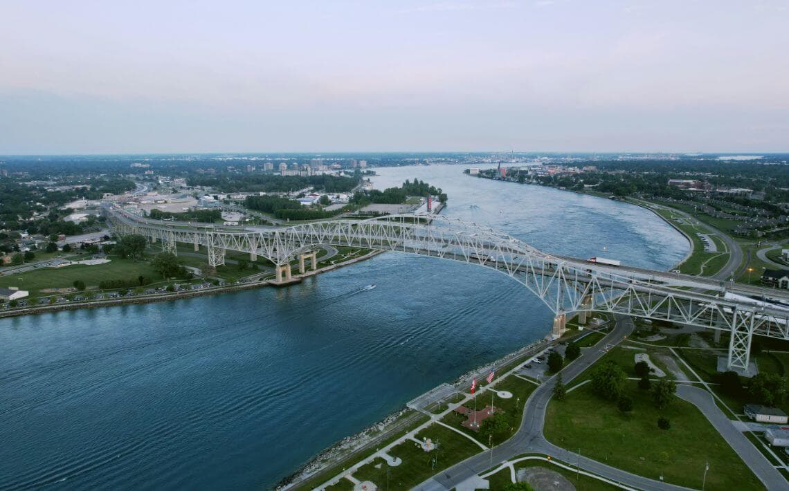 Detroit Airport to Port Huron