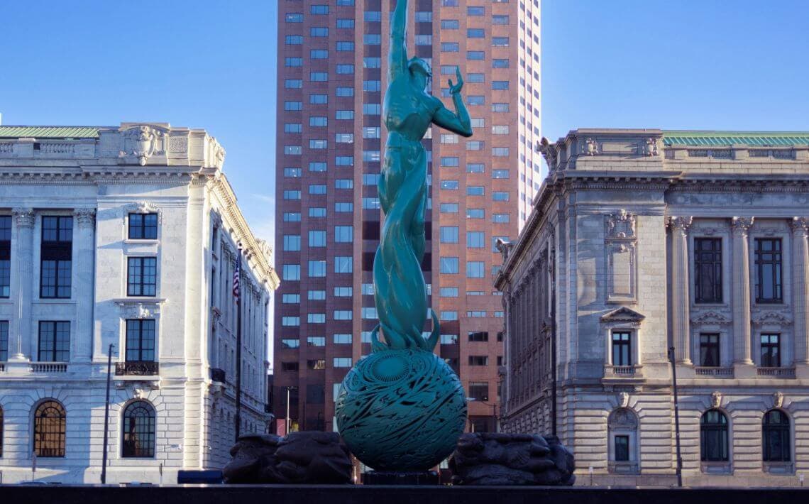 John Glenn Columbus Airport to Cleveland