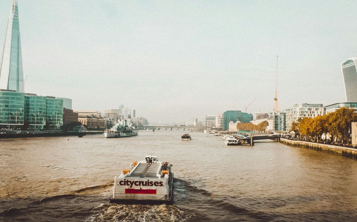 London City Airport to Tilbury Docks