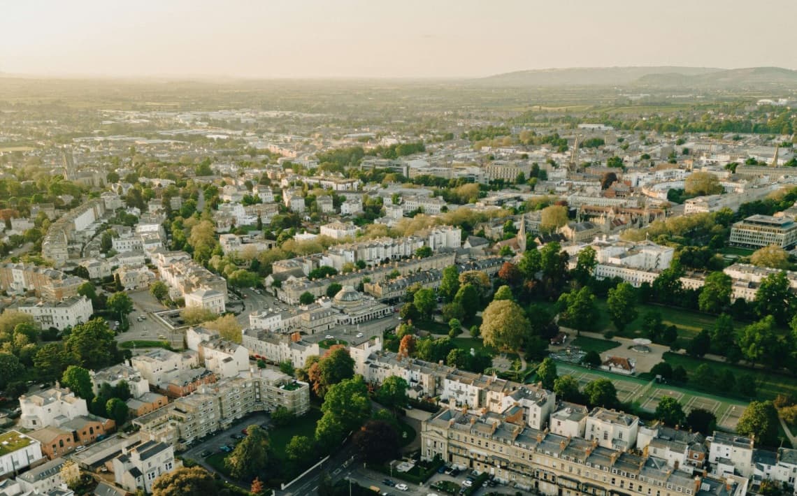 London Stansted Airport to Cheltenham