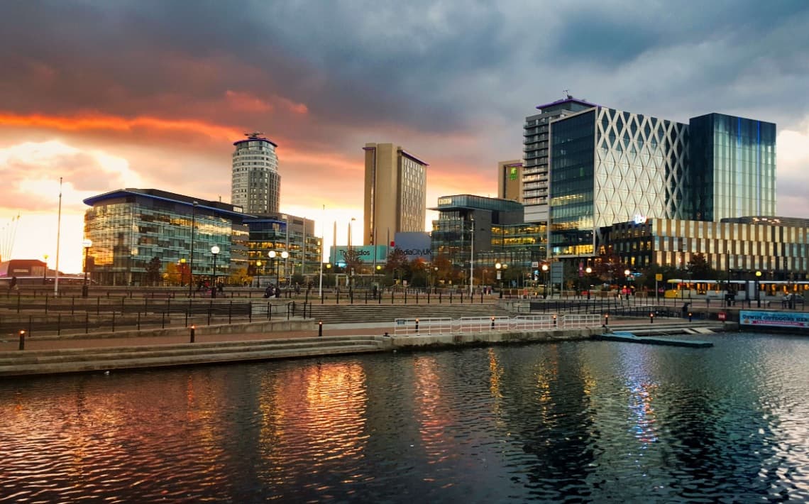 Manchester Airport to Salford