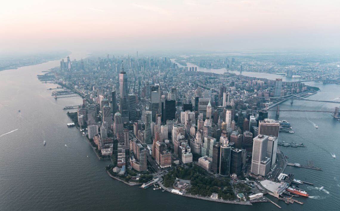 New York LGA Airport to Wall Street