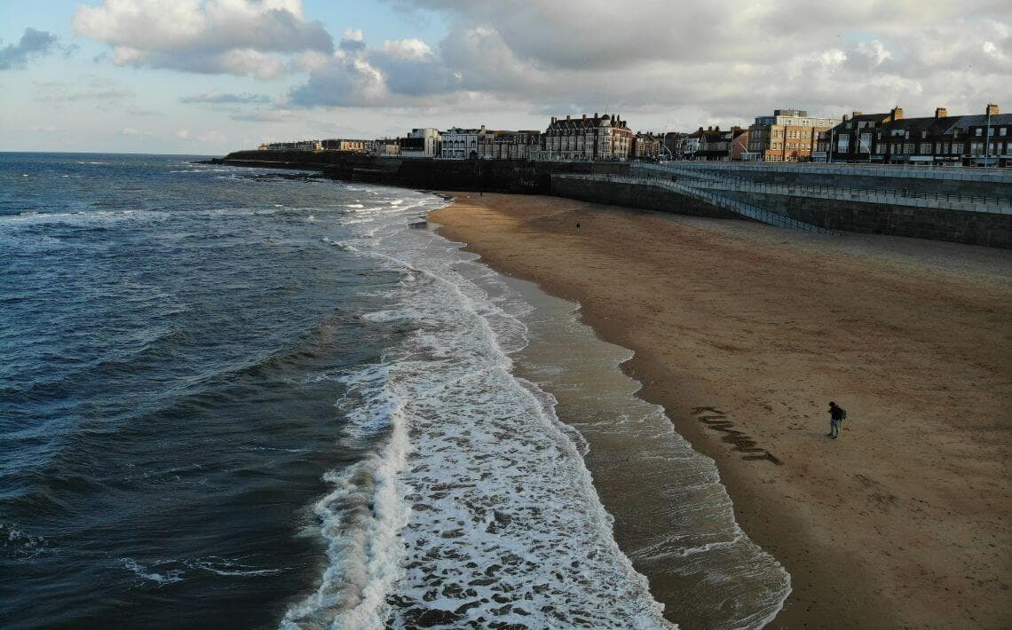Newcastle Airport to Whitley Bay