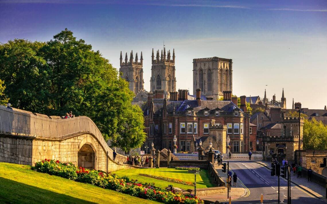 Newcastle Airport to York