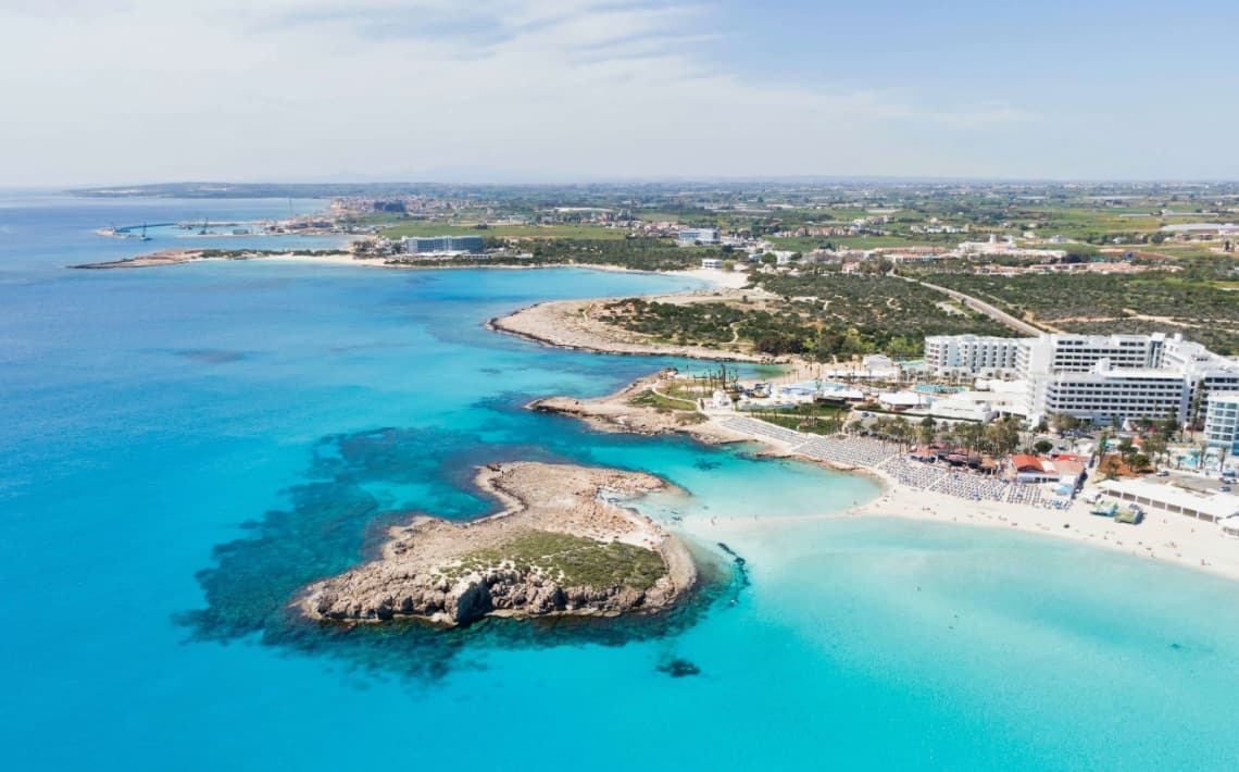 Paphos Airport to Nissi Beach