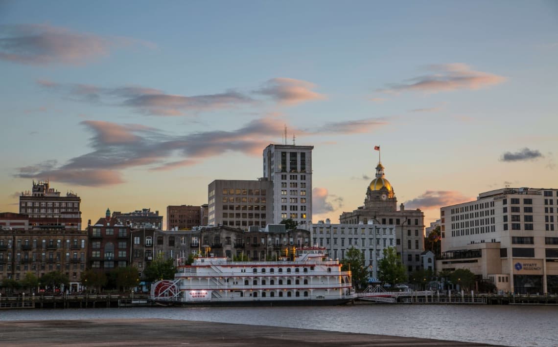 Savannah Airport to Downtown Savannah