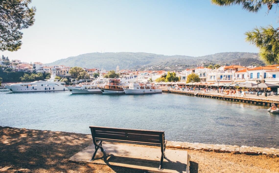 Skiathos Airport to Ferry Port