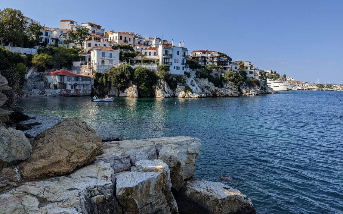 Skiathos Airport to Megali Ammos